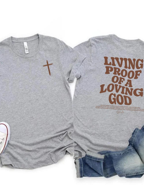 Load image into Gallery viewer, Aesthetic Christian T-Shirt Christian Apparel Brown Jesus Tshirt Trendy Streetwear Clothing Bible Verse Shirts Christian Gift
