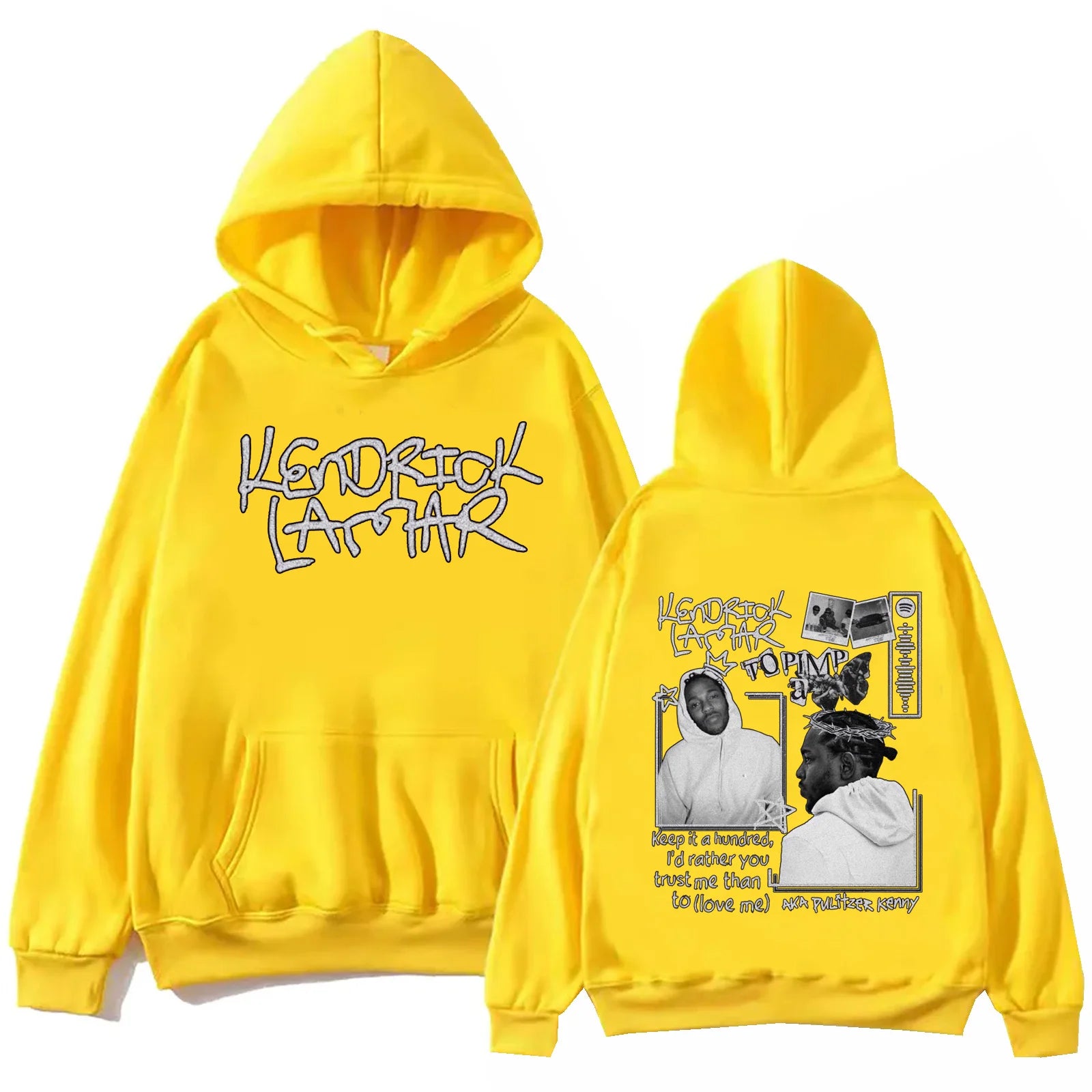 Kendrick Lamar 2024 Hoodie Harajuku Hip Hop Pullover Tops Man Woman Sweatshirt