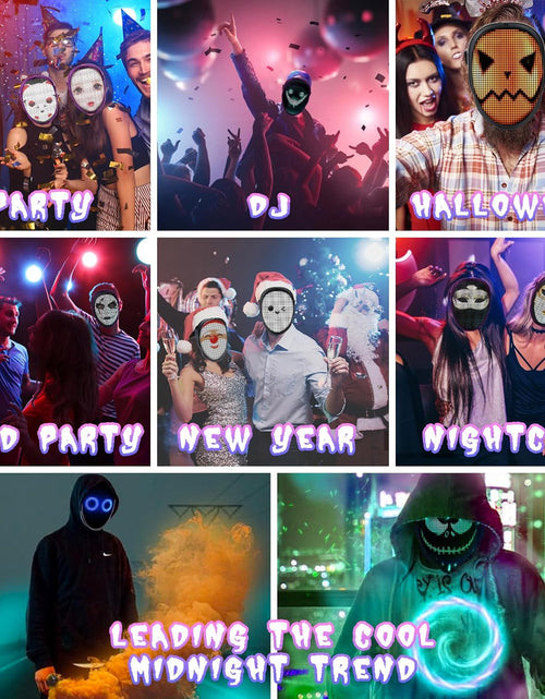 Load image into Gallery viewer, LED Mask with Face Transforming-Light up Programmable Mask,Cool Led Mask,Led Light up Screen Mask,Led Mad Mask
