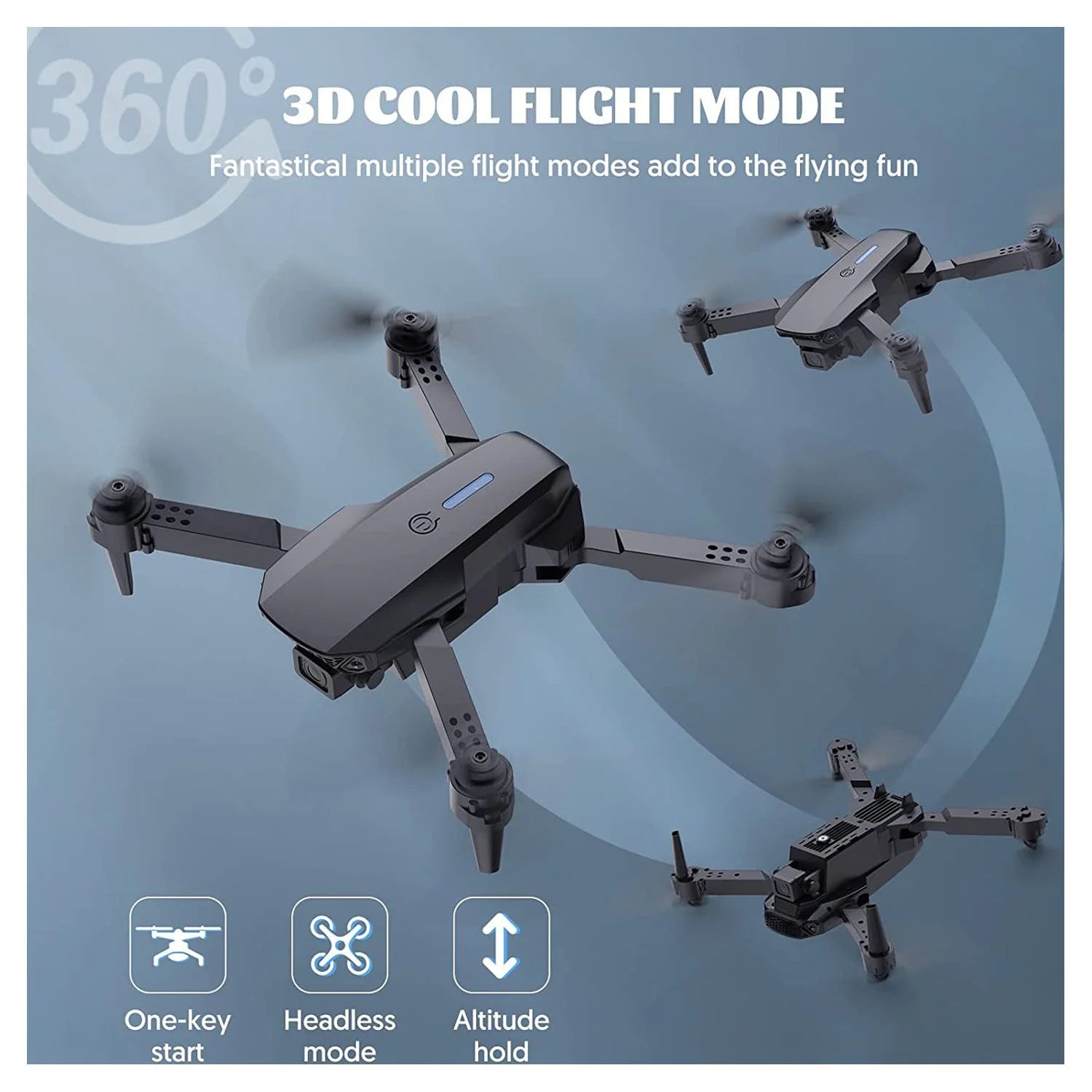 RC Mini Drones with Camera for Adults 4K for Beginners Kids with Live Video Camera Drones Support Wifi FPV