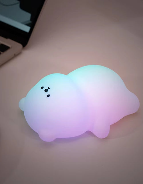 Load image into Gallery viewer, Panda LED Night Light Cute Silicone Night Light USB Rechargeable Touch Night Lamp Bedroom Timing Lamp Decoration Children&#39;S Gift
