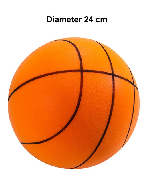 Load image into Gallery viewer, Silent Basketball Quiet No Noise High Density Soft PU Foam Squeezable Ball Indoor Mute Bouncing Basketball Children Sports Toys
