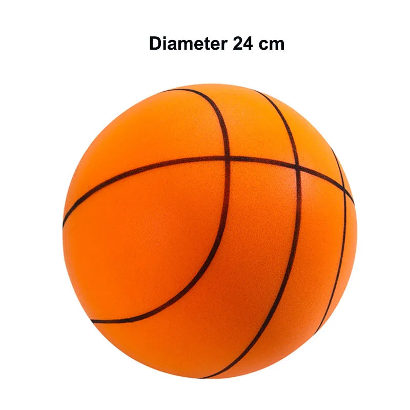 Silent Basketball Quiet No Noise High Density Soft PU Foam Squeezable Ball Indoor Mute Bouncing Basketball Children Sports Toys