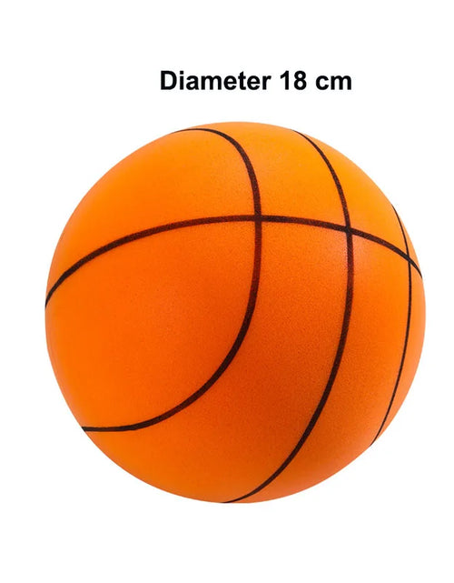 Load image into Gallery viewer, Silent Basketball Quiet No Noise High Density Soft PU Foam Squeezable Ball Indoor Mute Bouncing Basketball Children Sports Toys
