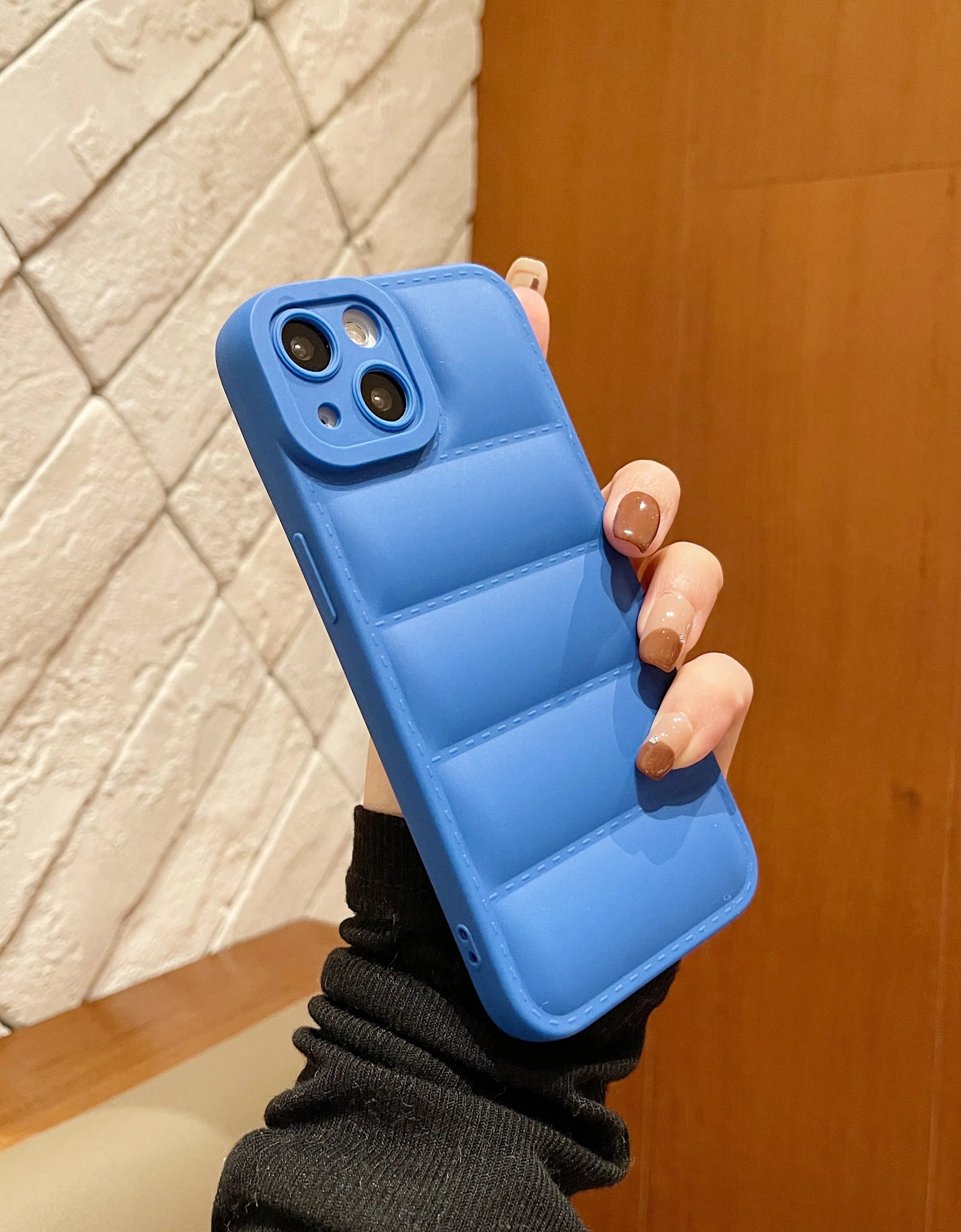 Puffer Phone Case for Iphone 15 14 13 12 11 Pro Max down Jacket Phone Cases for Iphone 11 Xr 7 8 Plus