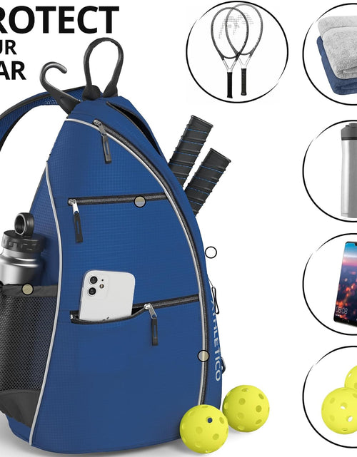 Load image into Gallery viewer, Sling Bag - Crossbody Backpack for Pickleball, Tennis, Racketball, and Travel for Men and Women
