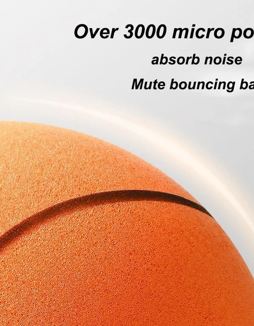 Load image into Gallery viewer, Silent Basketball Quiet No Noise High Density Soft PU Foam Squeezable Ball Indoor Mute Bouncing Basketball Children Sports Toys
